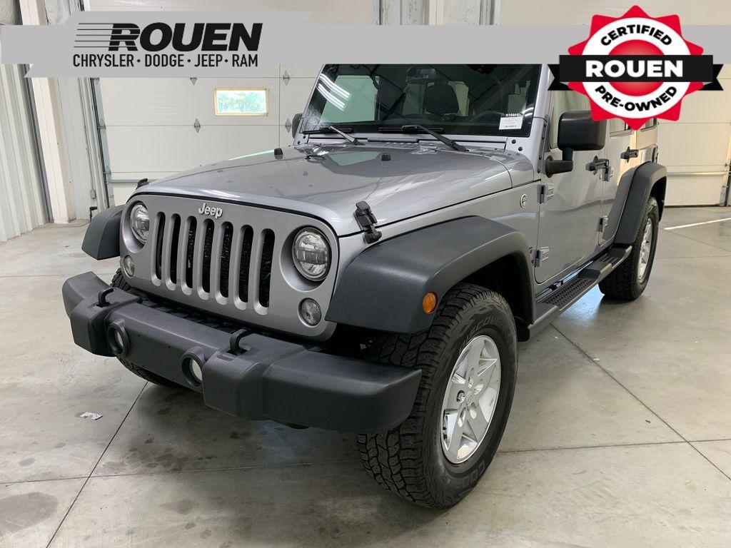 used 2016 Jeep Wrangler Unlimited car, priced at $17,993