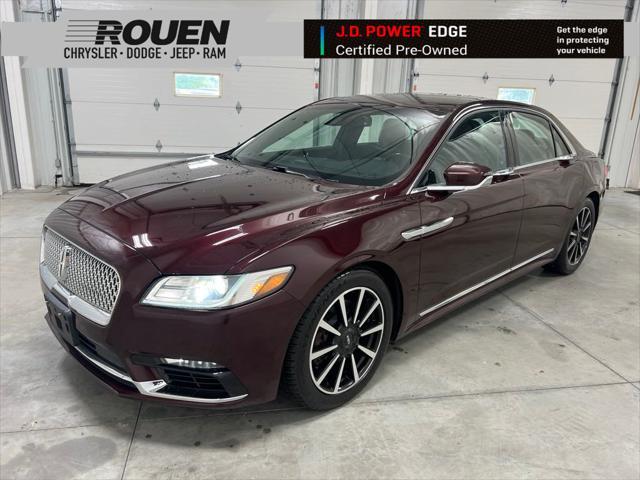 used 2017 Lincoln Continental car, priced at $21,611