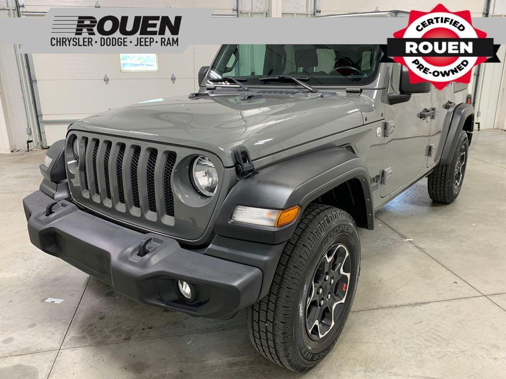 used 2021 Jeep Wrangler Unlimited car, priced at $30,996