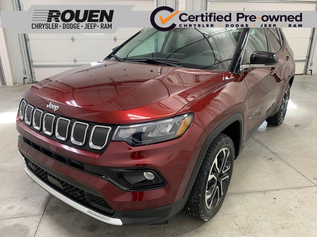 used 2022 Jeep Compass car, priced at $23,053