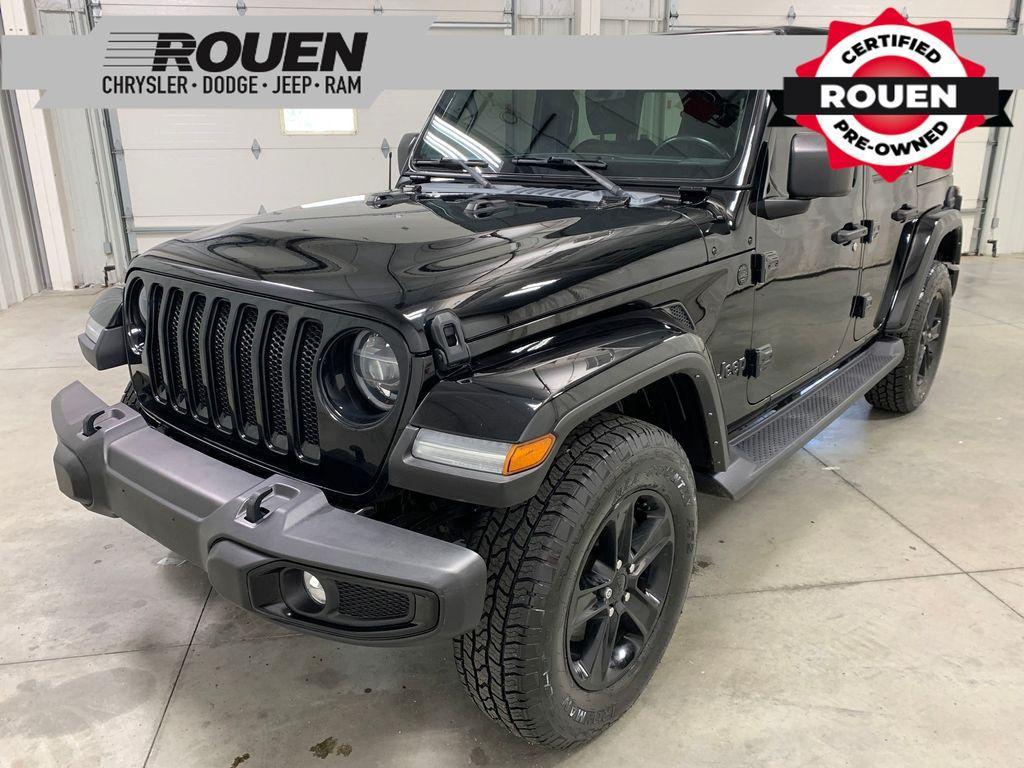 used 2021 Jeep Wrangler Unlimited car, priced at $37,208