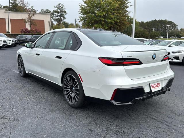 new 2025 BMW 740 car, priced at $111,405