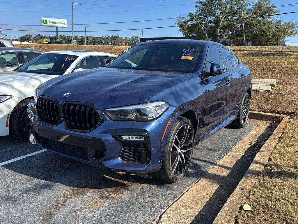used 2021 BMW X6 car, priced at $46,900