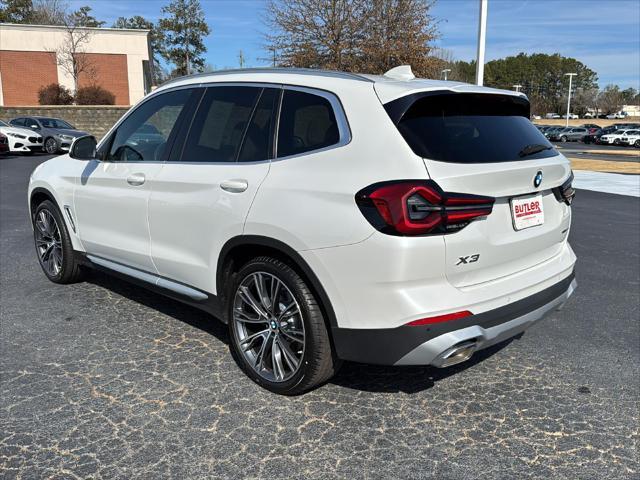 used 2022 BMW X3 car, priced at $34,370