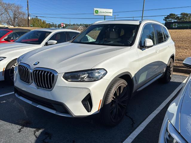 used 2022 BMW X3 car, priced at $34,370