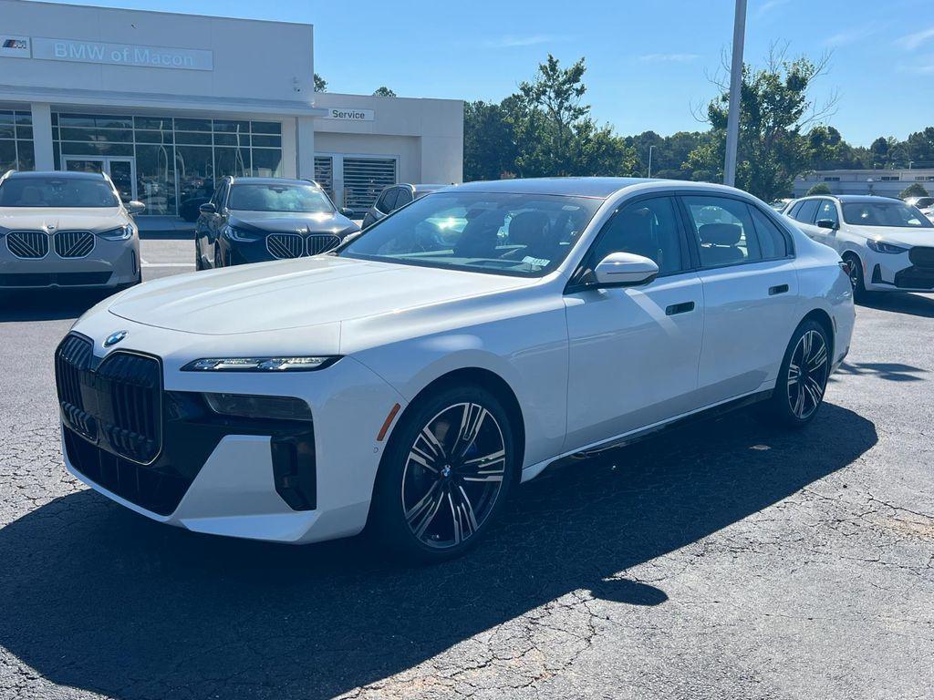 new 2025 BMW 740 car, priced at $110,855