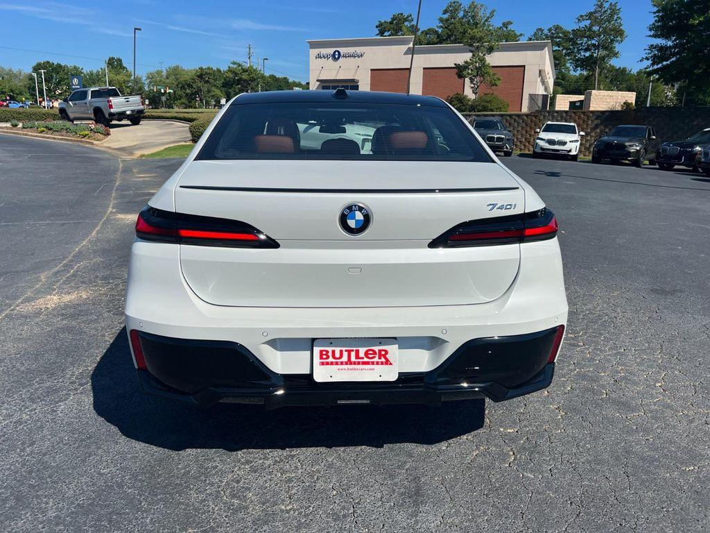 new 2025 BMW 740 car, priced at $110,855