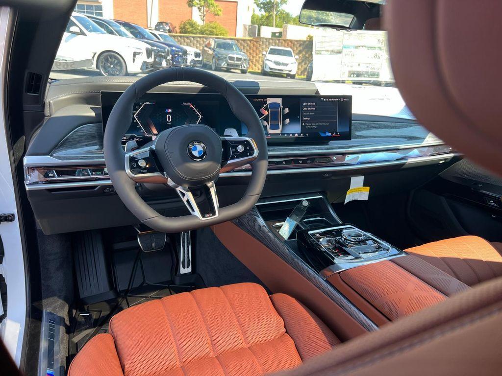 new 2025 BMW 740 car, priced at $110,855