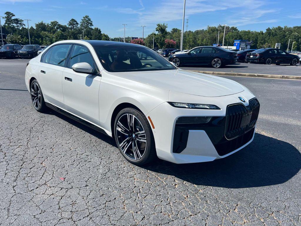 new 2025 BMW 740 car, priced at $110,855