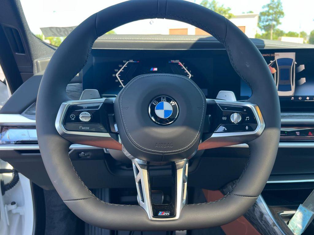 new 2025 BMW 740 car, priced at $110,855