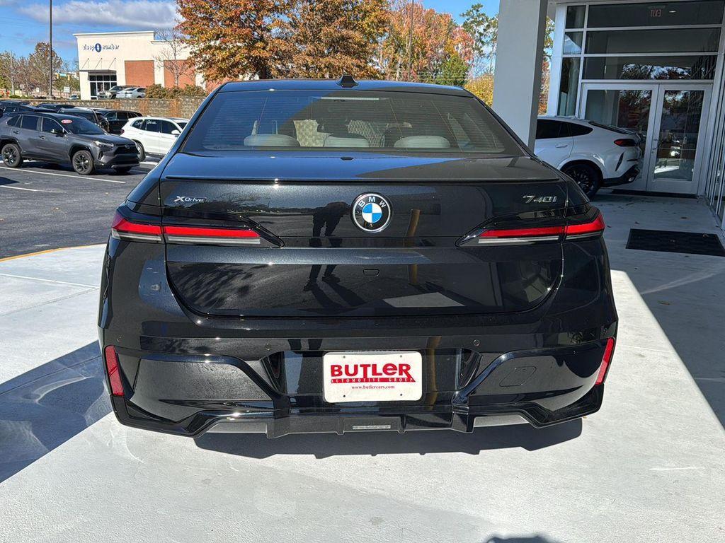 new 2025 BMW 740 car, priced at $111,575