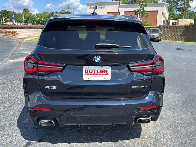 used 2022 BMW X3 car, priced at $38,900