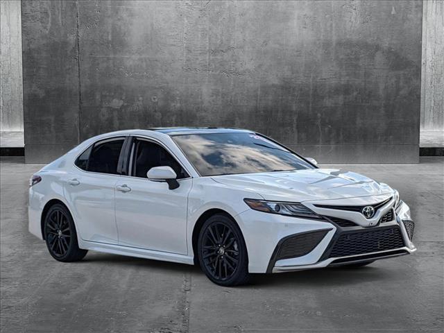 used 2021 Toyota Camry car, priced at $29,956
