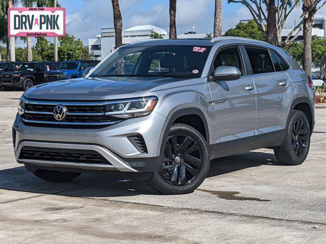 used 2022 Volkswagen Atlas Cross Sport car, priced at $27,450