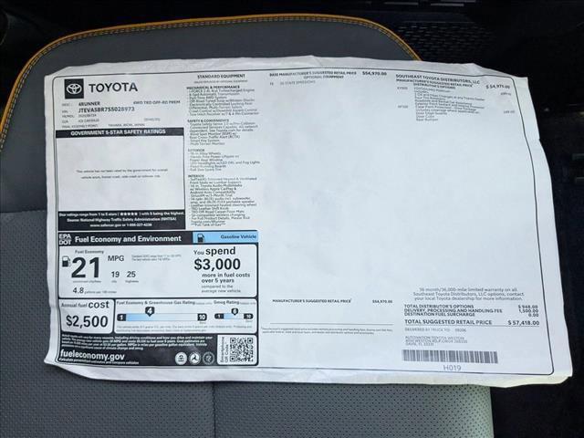 new 2025 Toyota 4Runner Hybrid car
