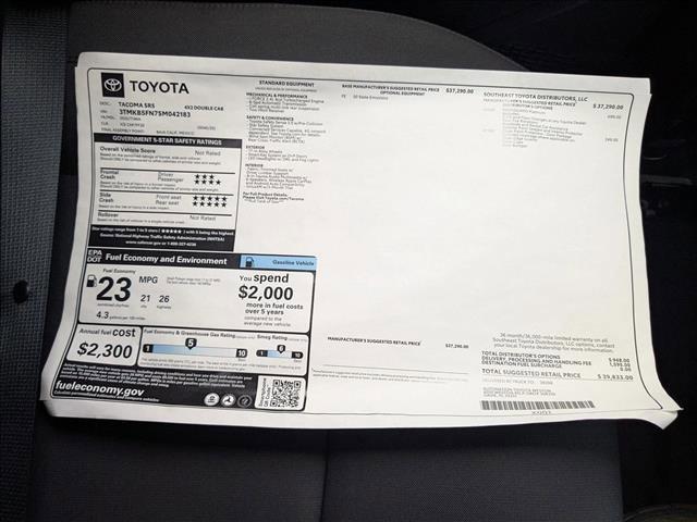 new 2025 Toyota Tacoma car, priced at $38,183