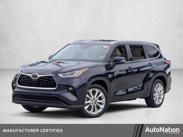used 2021 Toyota Highlander car, priced at $29,546
