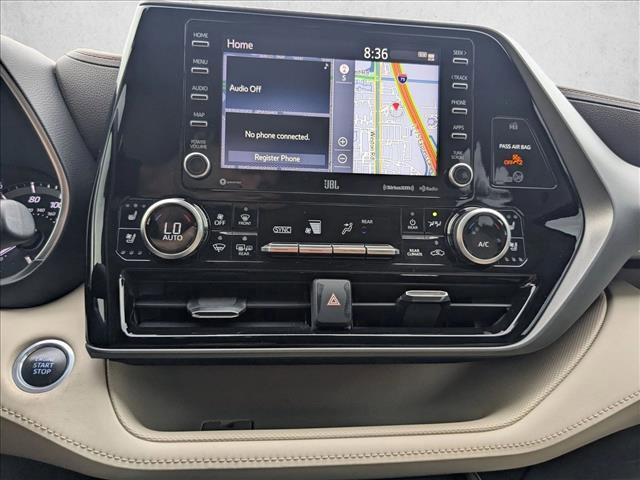 used 2021 Toyota Highlander car, priced at $29,546