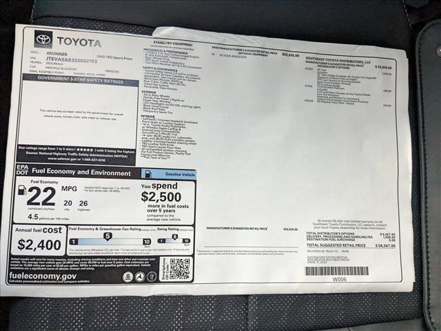 new 2025 Toyota 4Runner car