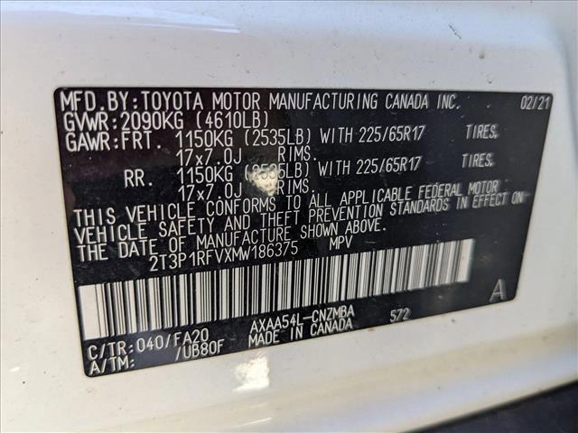used 2021 Toyota RAV4 car, priced at $20,921