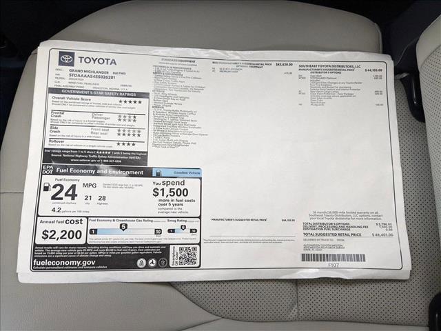 new 2025 Toyota Grand Highlander car, priced at $48,401