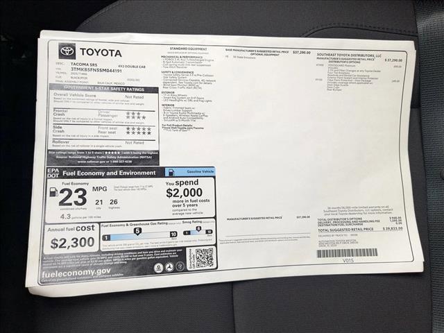 new 2025 Toyota Tacoma car, priced at $38,183