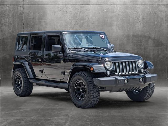 used 2017 Jeep Wrangler Unlimited car, priced at $25,996