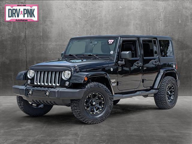 used 2017 Jeep Wrangler Unlimited car, priced at $25,996