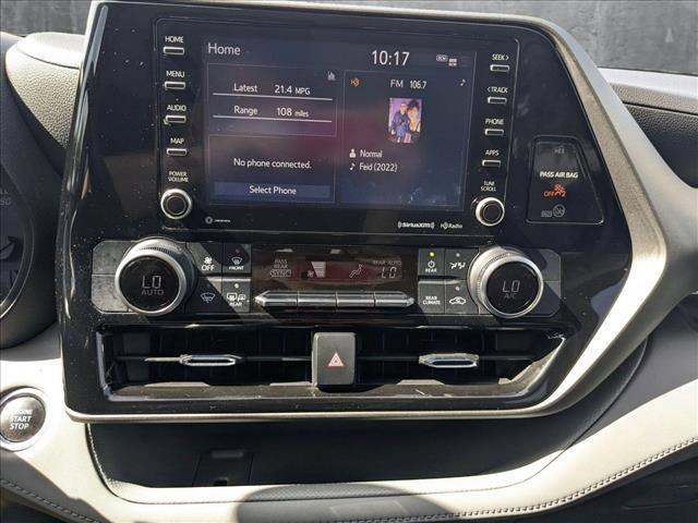 used 2021 Toyota Highlander car, priced at $23,500