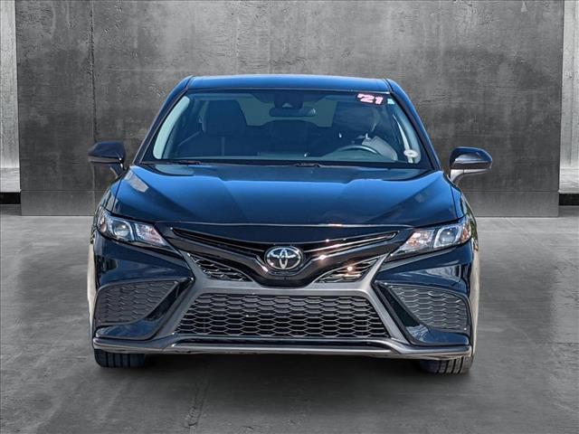 used 2021 Toyota Camry car, priced at $17,161