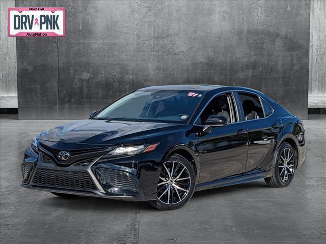 used 2021 Toyota Camry car, priced at $17,161