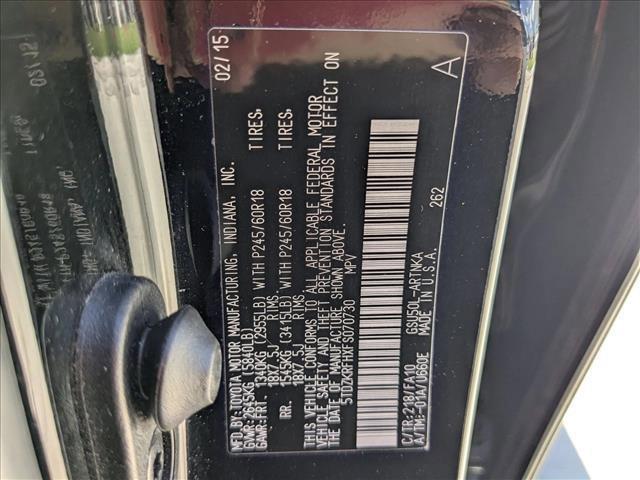 used 2015 Toyota Highlander car, priced at $16,186