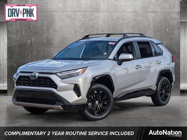 used 2022 Toyota RAV4 Hybrid car, priced at $32,496