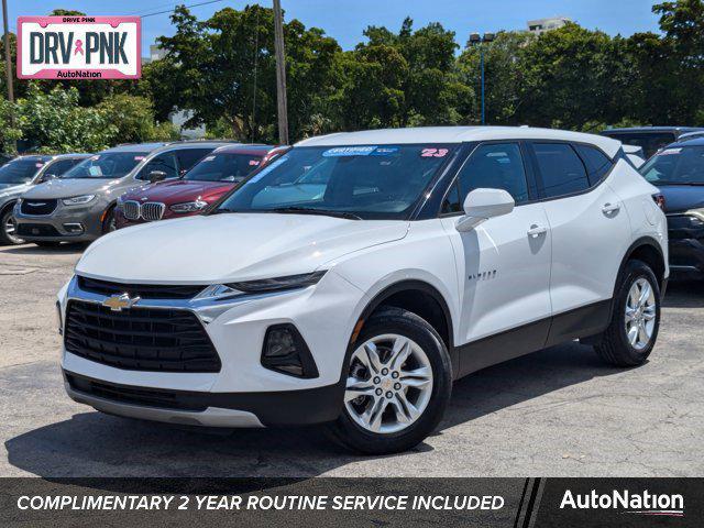 used 2022 Chevrolet Blazer car, priced at $24,870