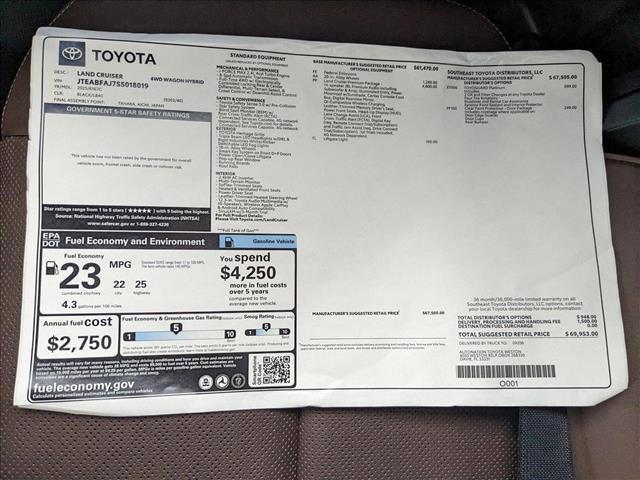 new 2025 Toyota Land Cruiser car