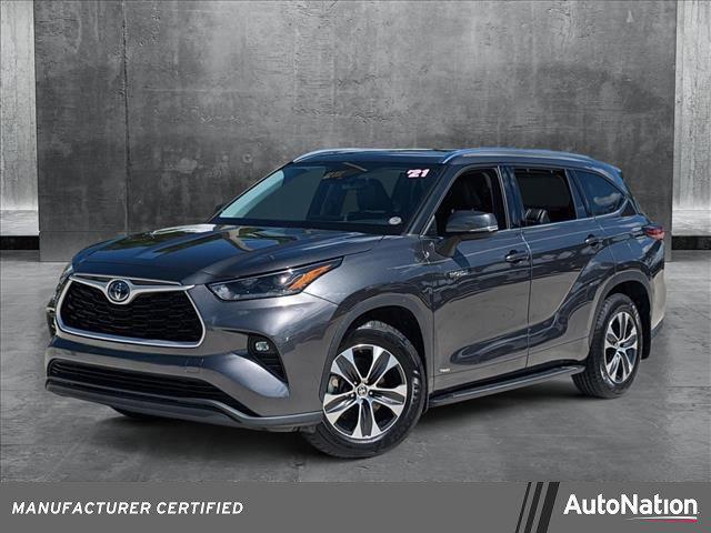 used 2021 Toyota Highlander Hybrid car, priced at $36,984