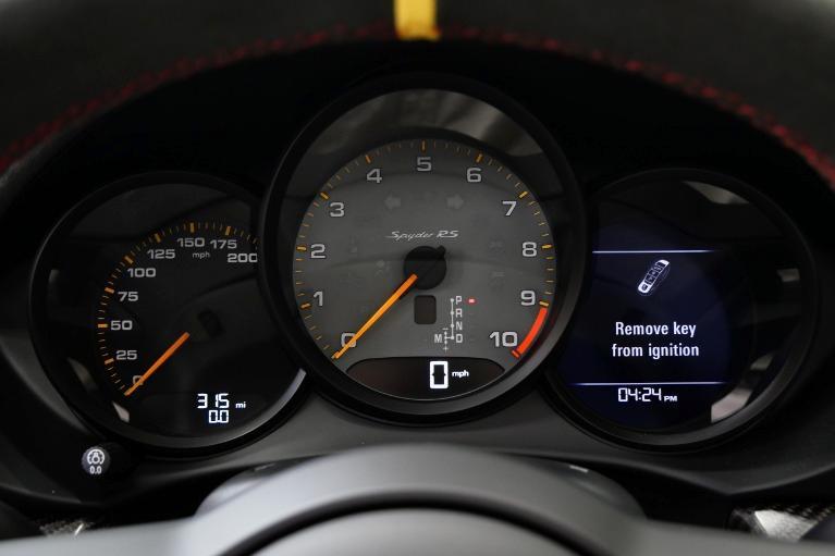 used 2025 Porsche 718 Spyder car, priced at $228,900