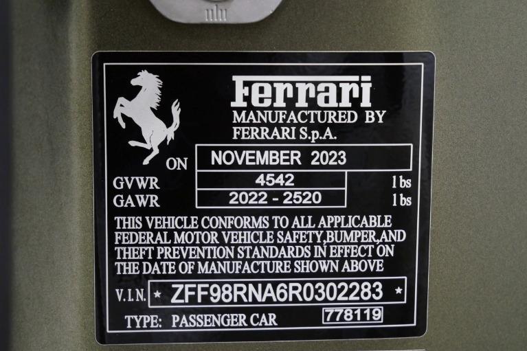 used 2024 Ferrari Roma car, priced at $249,950
