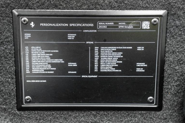 used 2023 Ferrari SF90 Stradale car, priced at $495,950