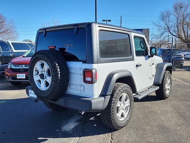 used 2021 Jeep Wrangler car, priced at $25,471