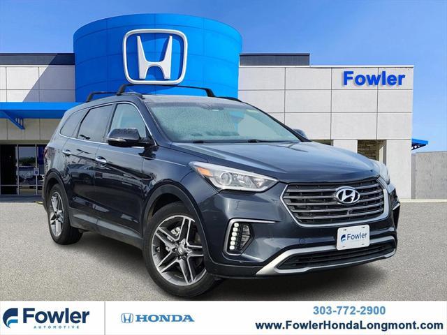 used 2017 Hyundai Santa Fe car, priced at $19,199