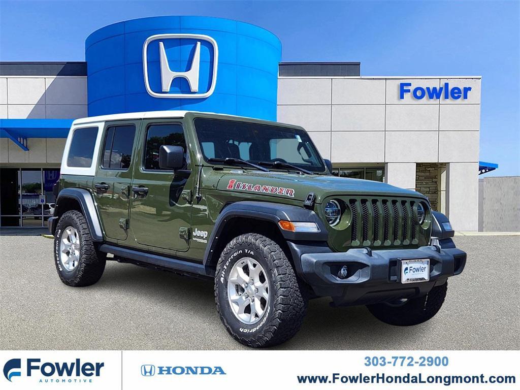 used 2021 Jeep Wrangler Unlimited car, priced at $29,341