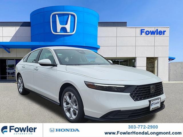 new 2025 Honda Accord car, priced at $29,055