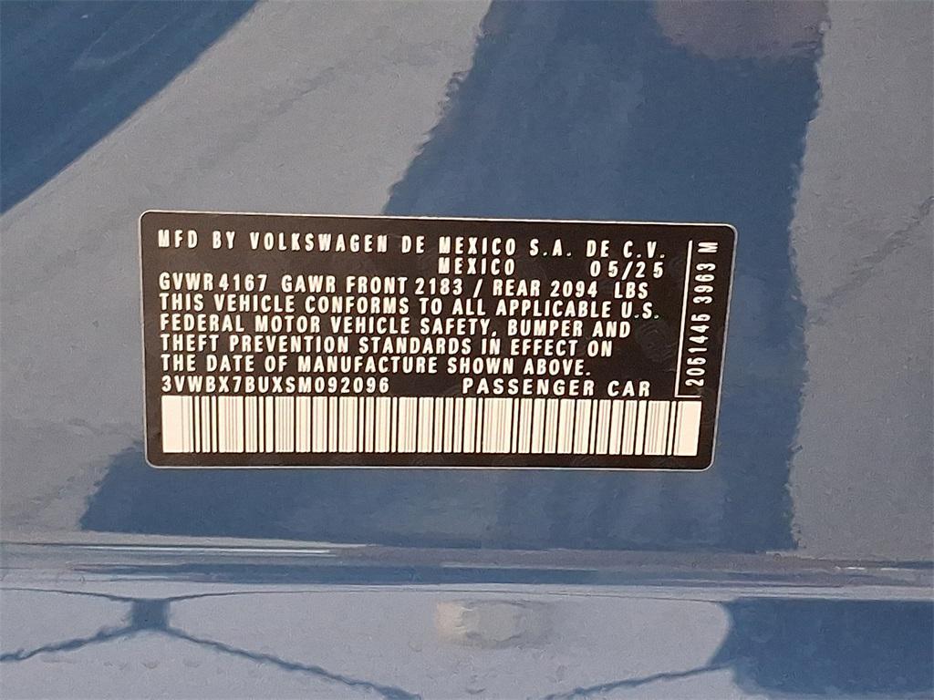 new 2025 Volkswagen Jetta car, priced at $25,621