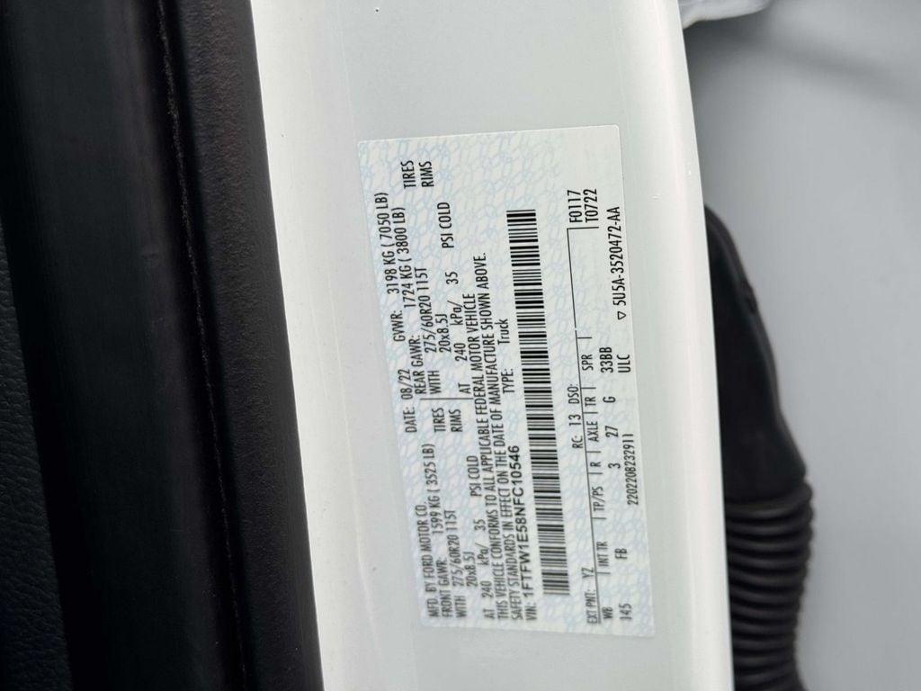 used 2022 Ford F-150 car, priced at $44,495