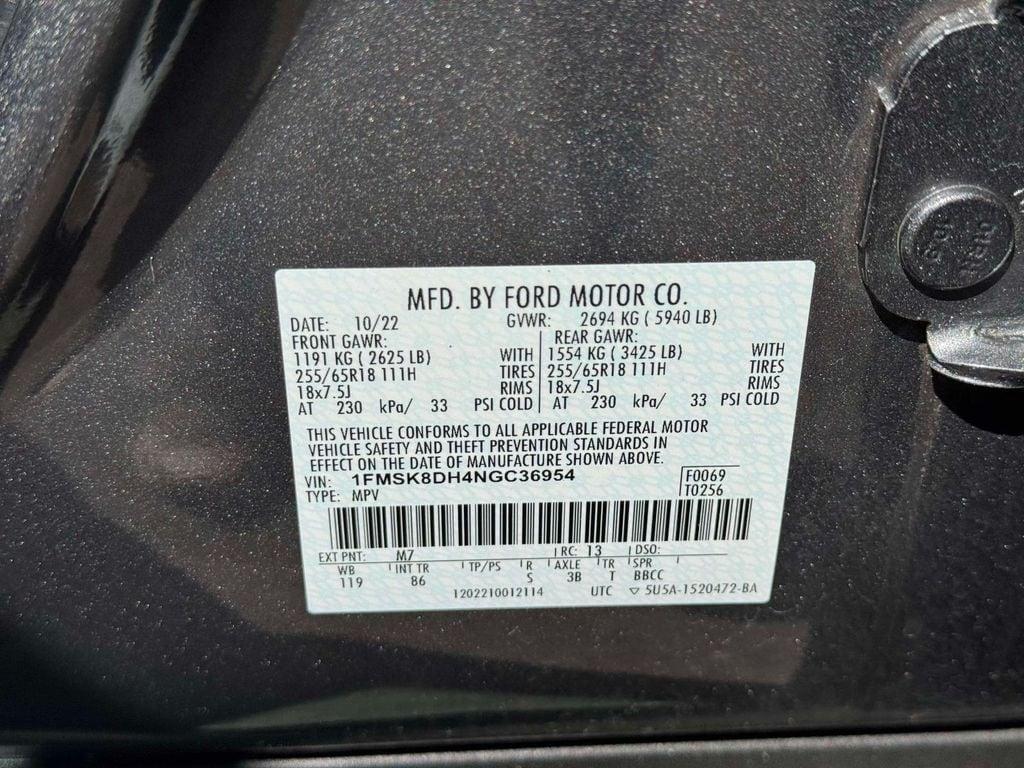 used 2022 Ford Explorer car, priced at $31,495