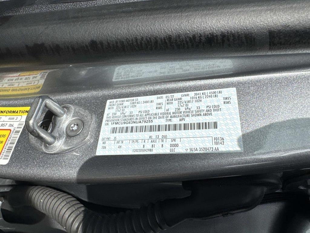 used 2022 Ford Escape car, priced at $21,995