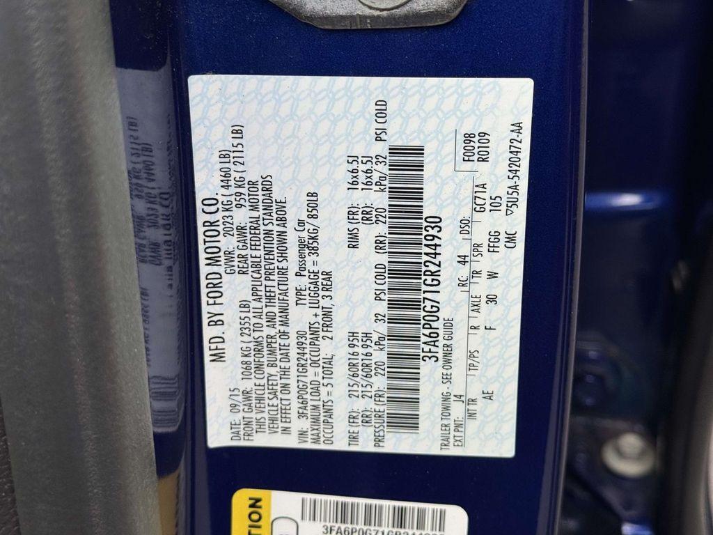 used 2016 Ford Fusion car, priced at $11,495