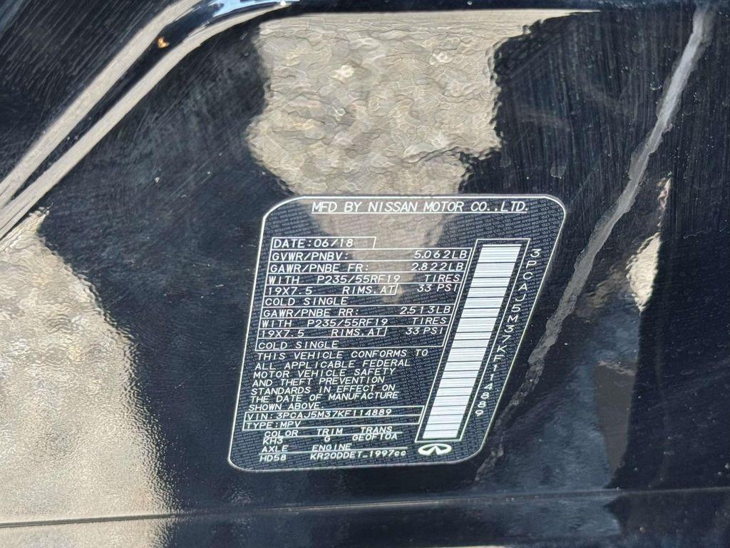 used 2019 INFINITI QX50 car, priced at $21,495