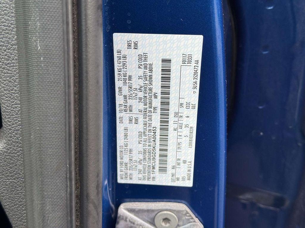 used 2019 Ford Escape car, priced at $13,995